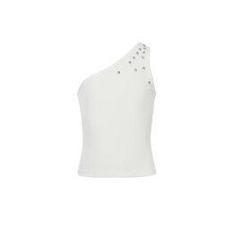 Looxs 10sixteen one shoulder top off white Z25