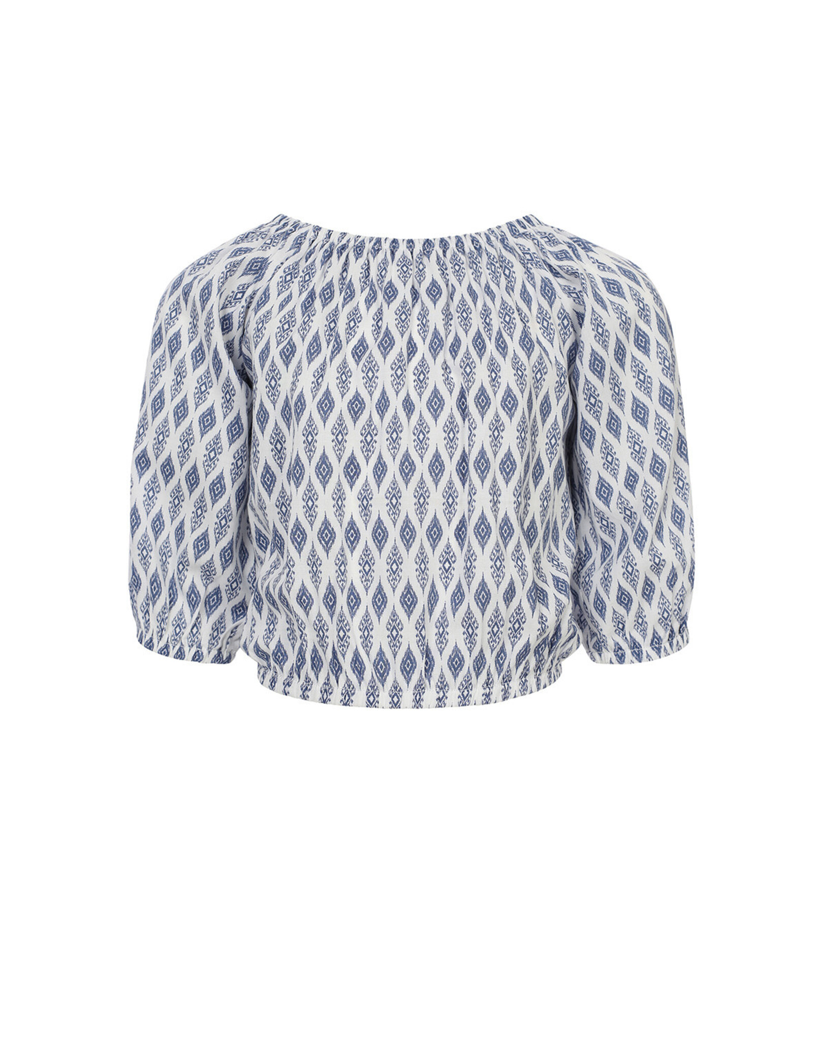 Looxs 10sixteen blouse top blue print Z25