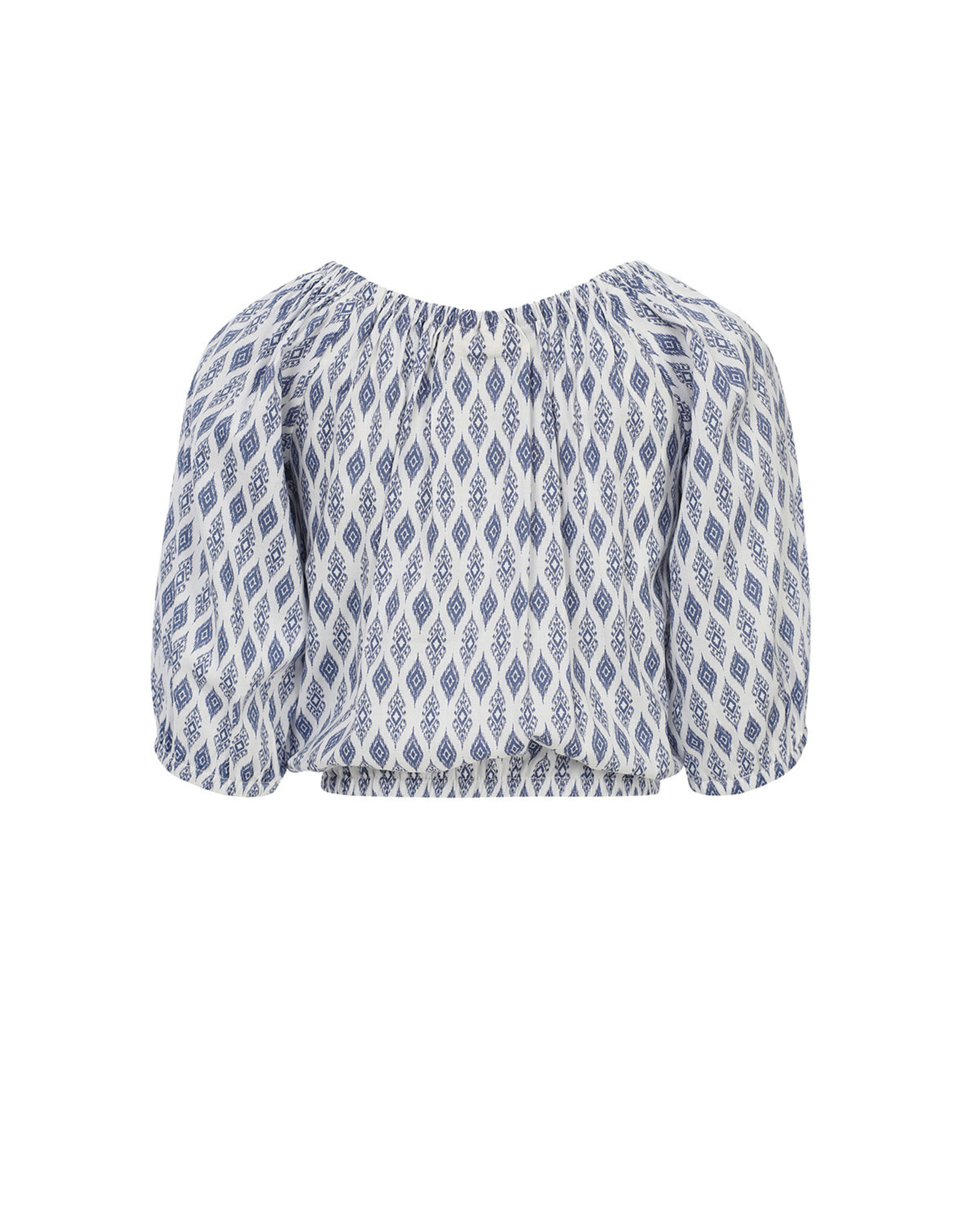 Looxs 10sixteen blouse top blue print Z25