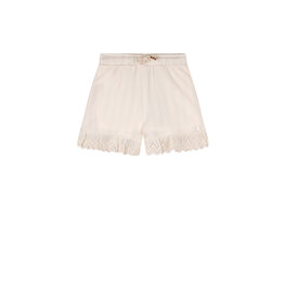 Nono Sara Structured Jersey Short Pearled Ivory