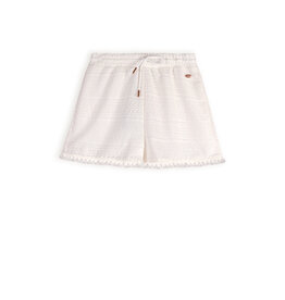 Nobell Sillas Crochet Knitted Short Pearled Ivory