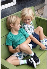 Sturdy Short AOP - Explore More Offwhite melange