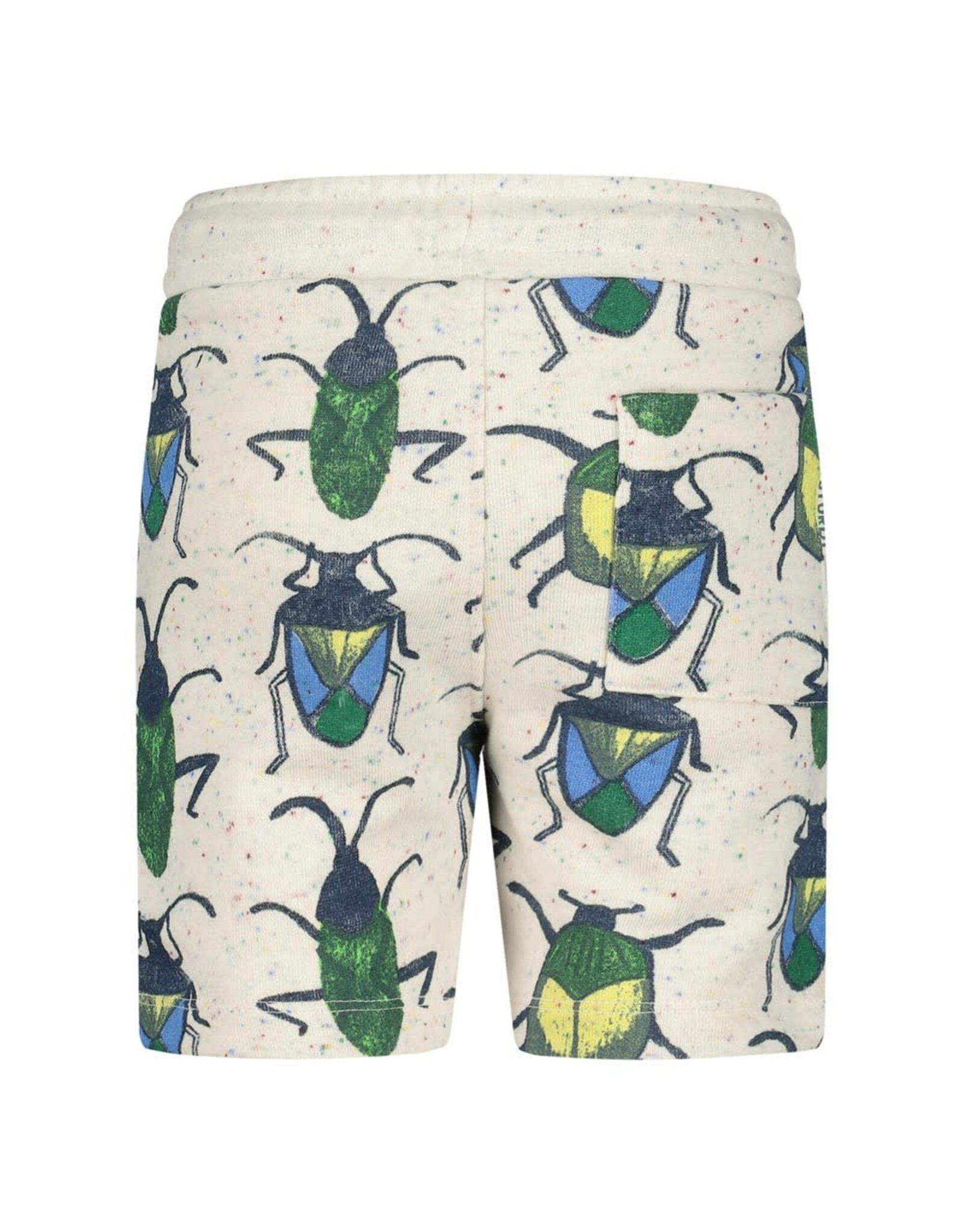 Sturdy Short AOP - Explore More Offwhite melange