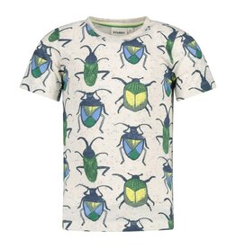 Sturdy T-shirt AOP - Explore More Offwhite melange