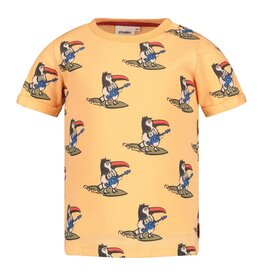 Sturdy T-shirt AOP - Happy Rio Perzik