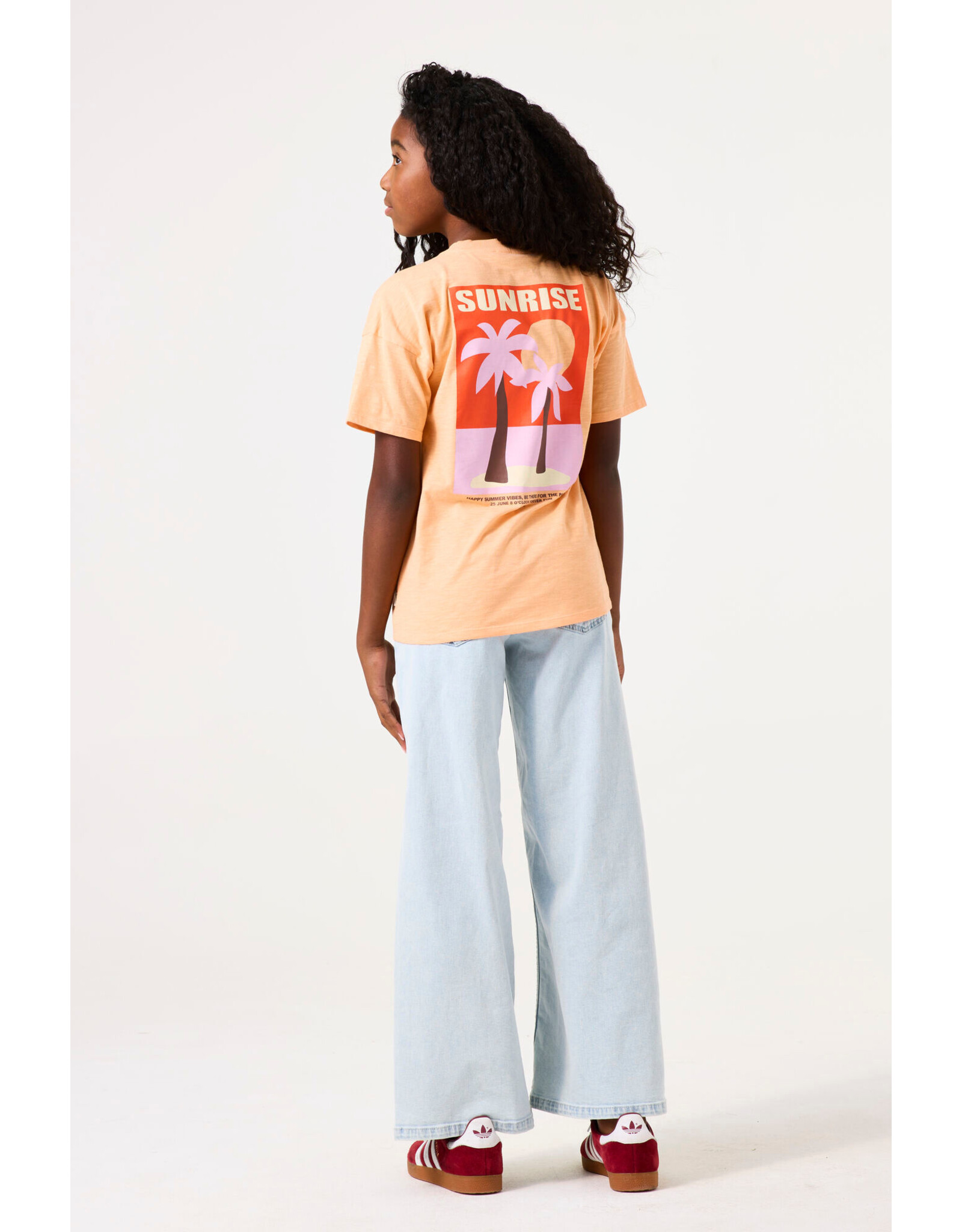 Garcia C52606 T-shirt Coral kiss