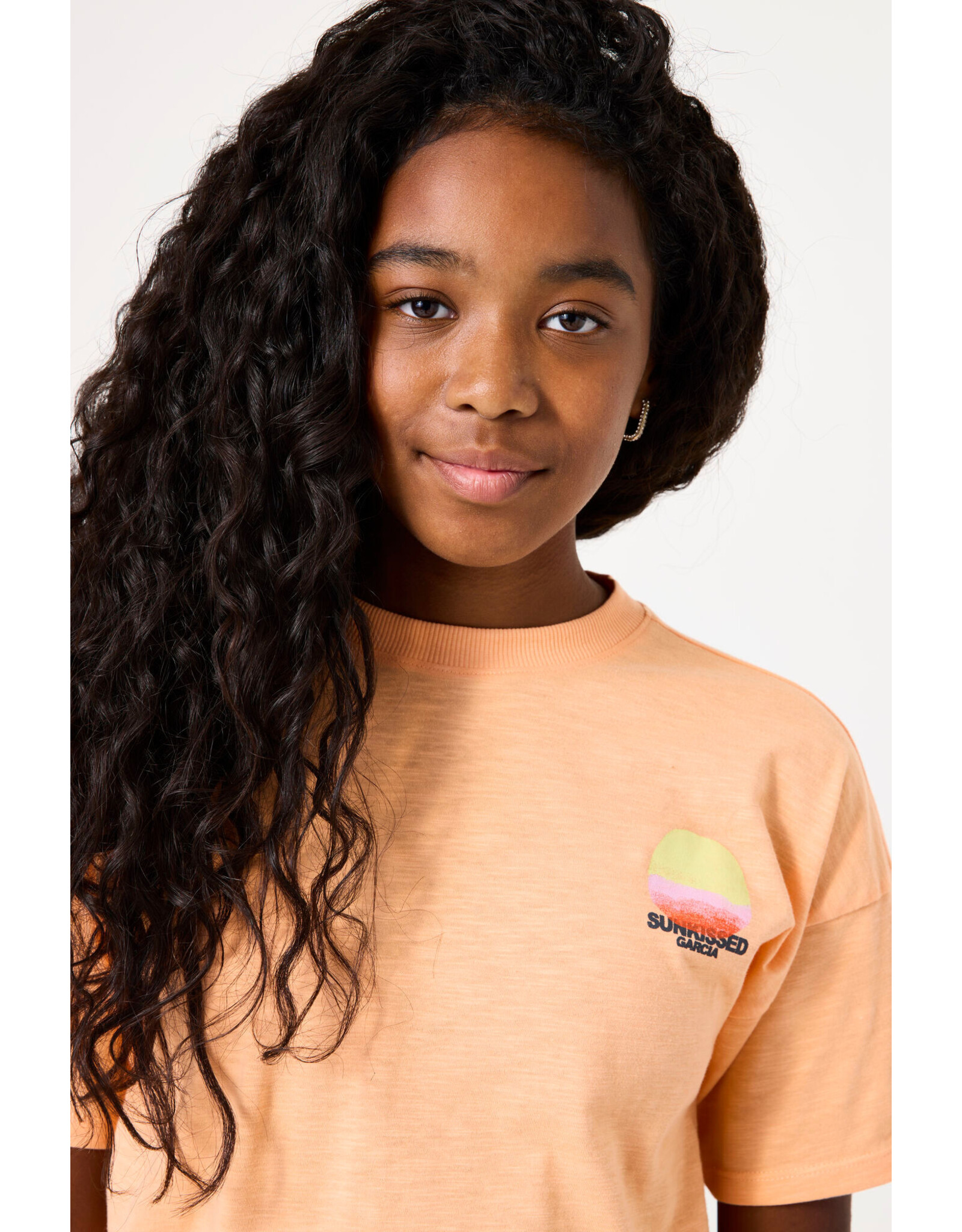 Garcia C52606 T-shirt Coral kiss