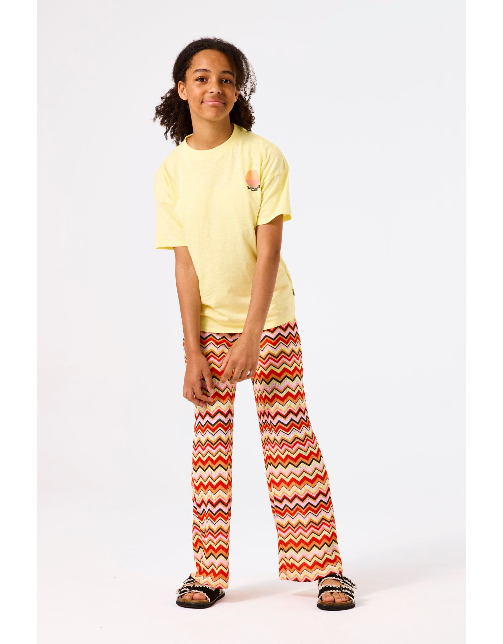 Garcia C52724 Broek Stipes Manderin Red
