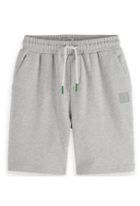 Scotch & Soda Logo badge sweatshorts MEDIUM GREY