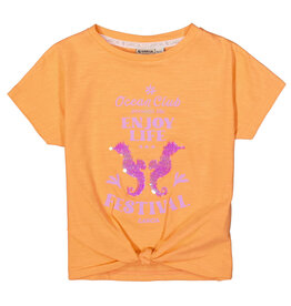 Garcia D54403 T-shirt Coral kiss
