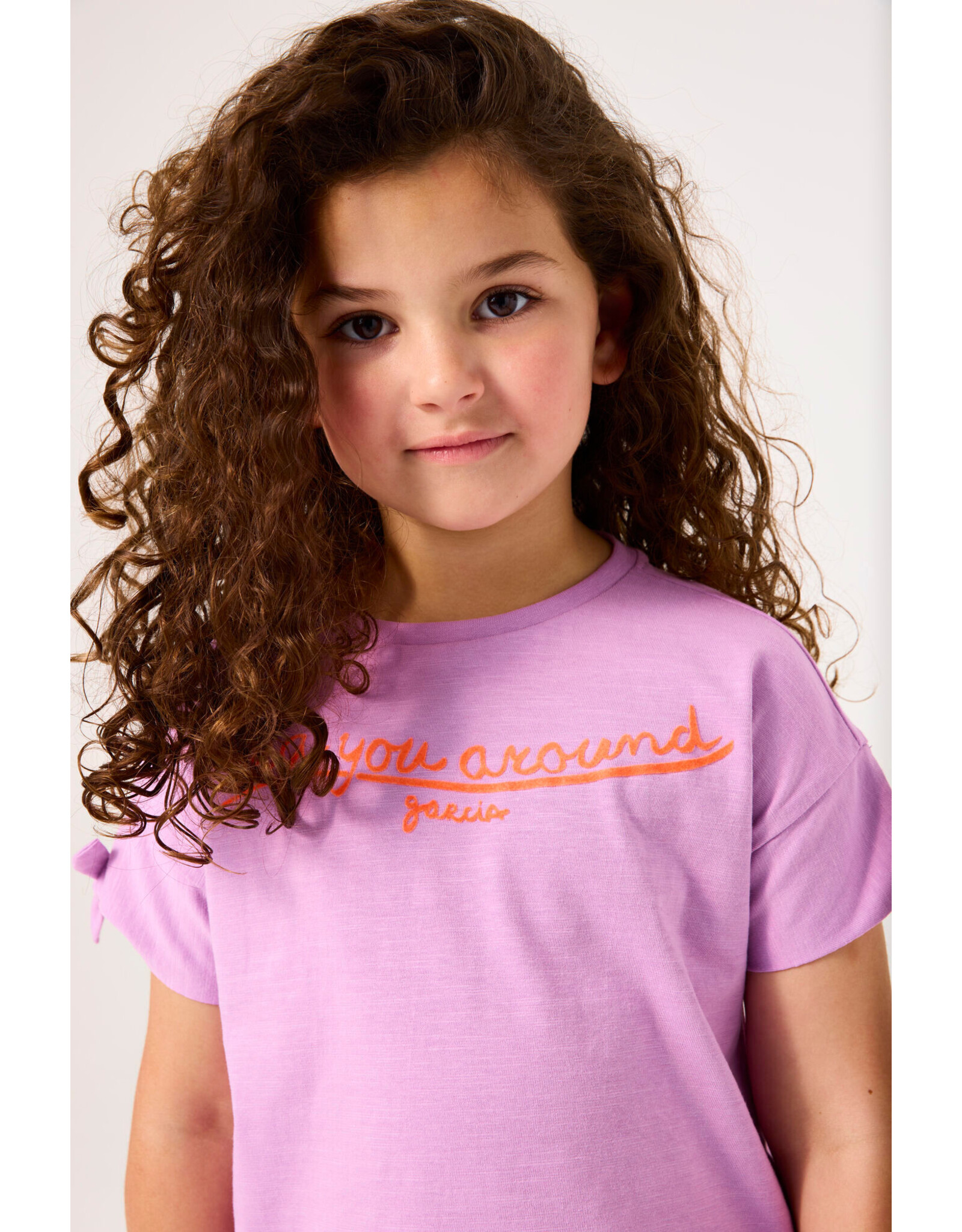 Garcia D54402 T-shirt Violet Tulle
