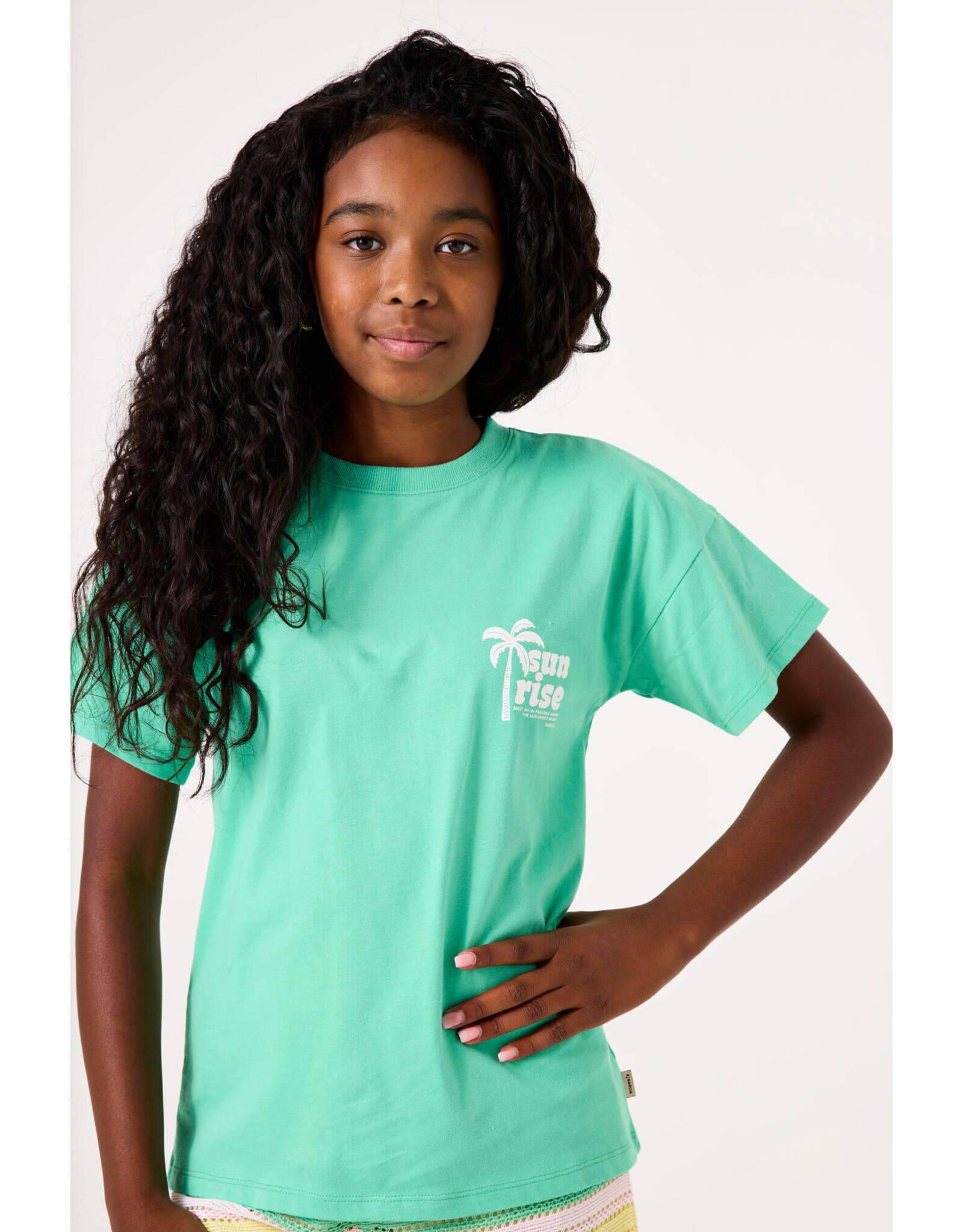 Garcia D52404 girls t-shirt ss 7218 soft emerald