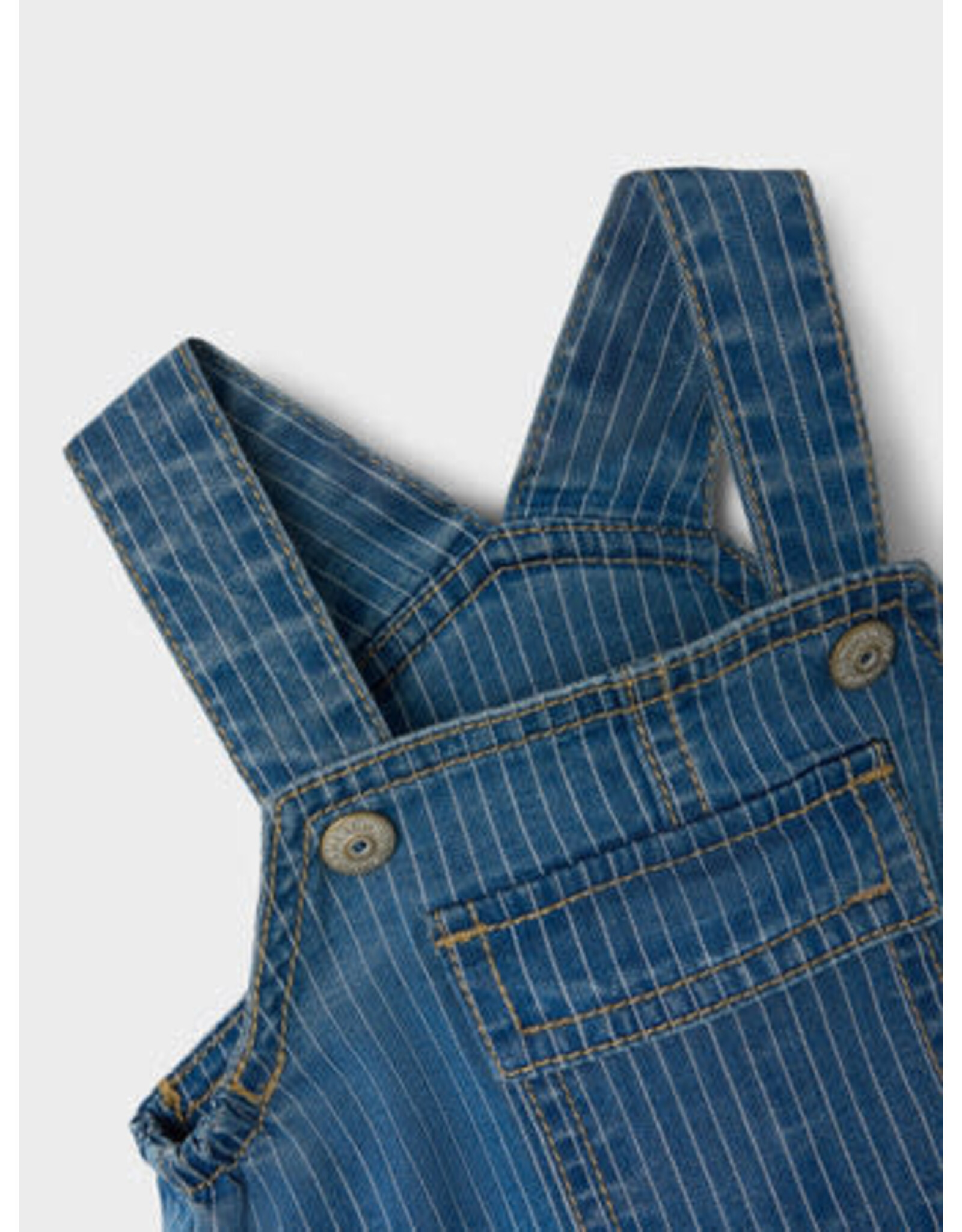 Name it NBMDEVIN STRIPE DNM OVERALL 2577-QB D Blue