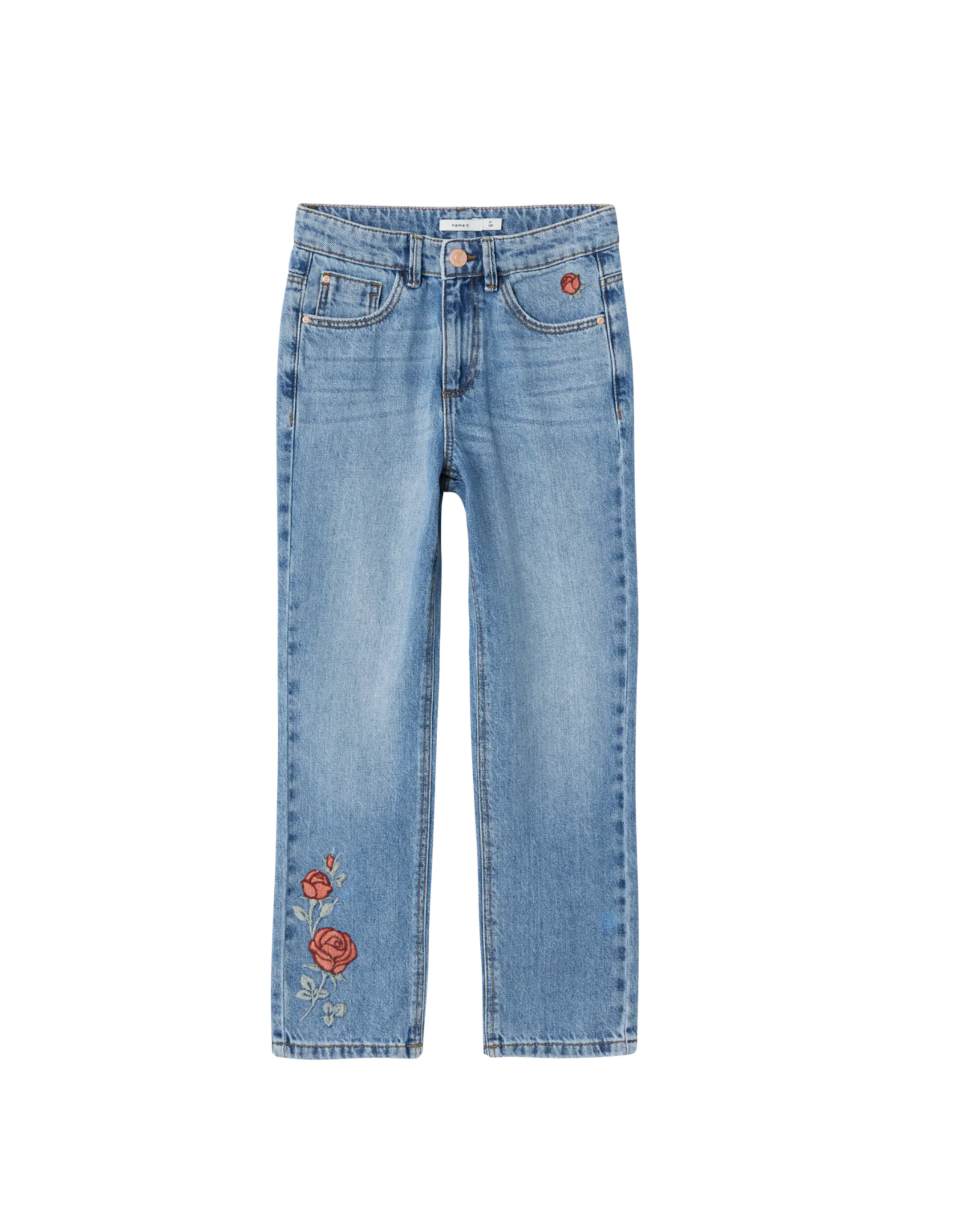 Name it NKFROSE STRAIGHT EMB JEANS 3285-BE Blue
