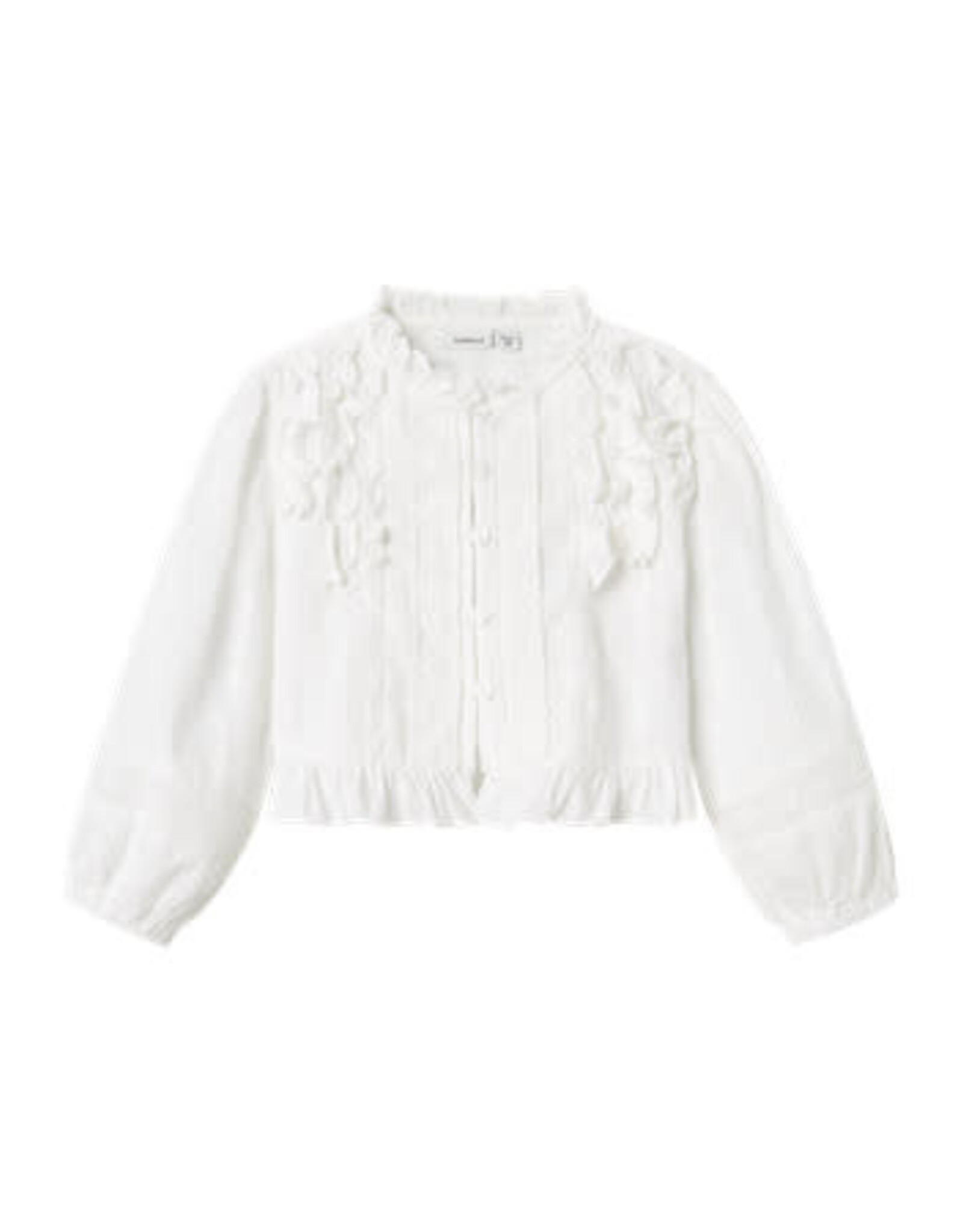 Name it NMFHELLIA LS SHIRT White