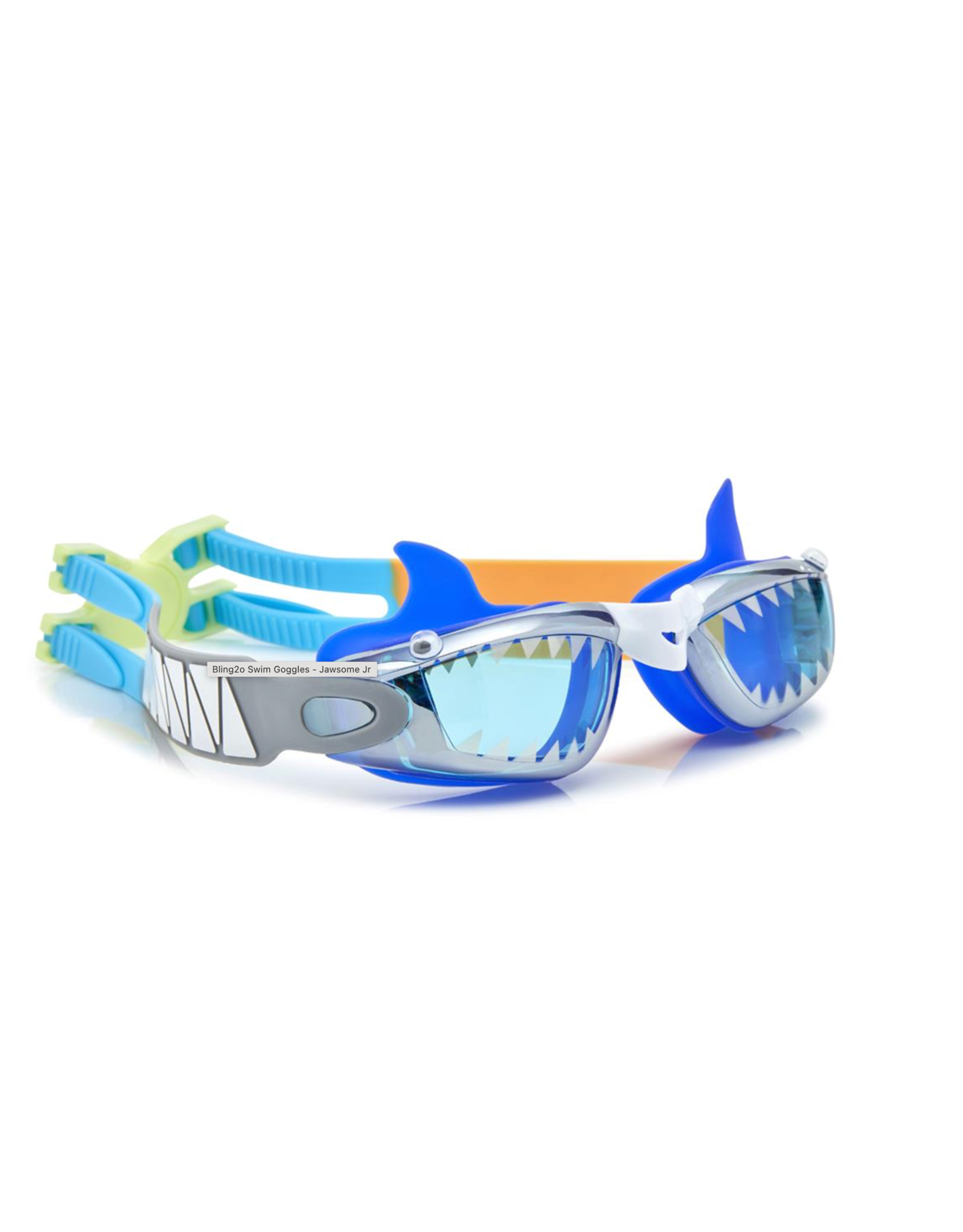 Bling2go Zwembril Jawsome JR Small Bite blauw