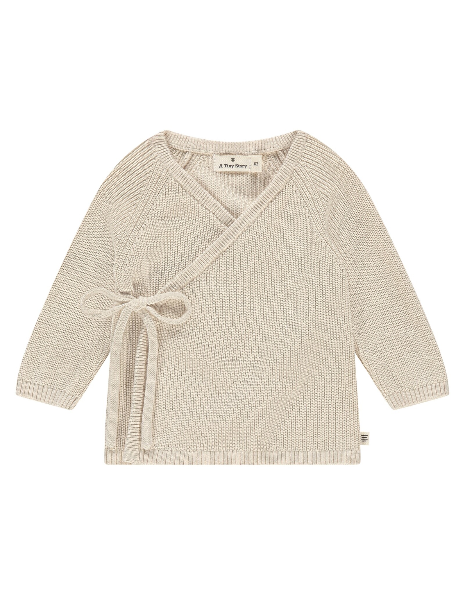 A Tiny Story baby cardigan snow