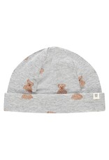 A Tiny Story baby hat light grey melange