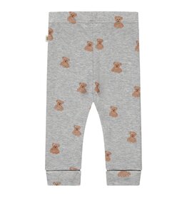A Tiny Story baby pants light grey melange