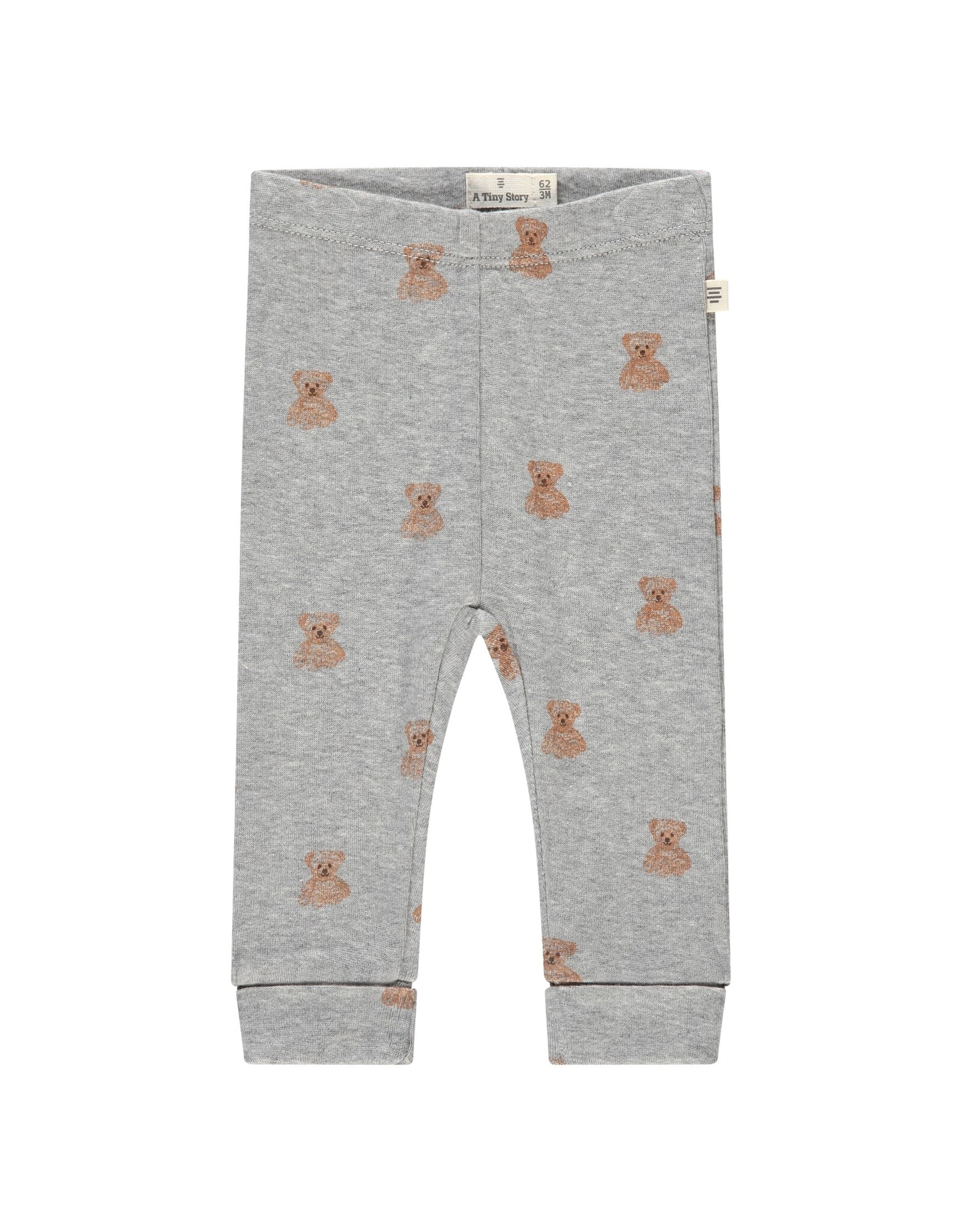 A Tiny Story baby pants light grey melange