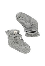 A Tiny Story baby slippers steel
