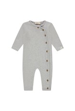 A Tiny Story baby suit long sleeve light grey melange