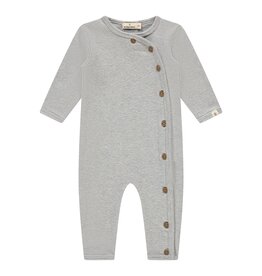 A Tiny Story baby suit long sleeve light grey melange