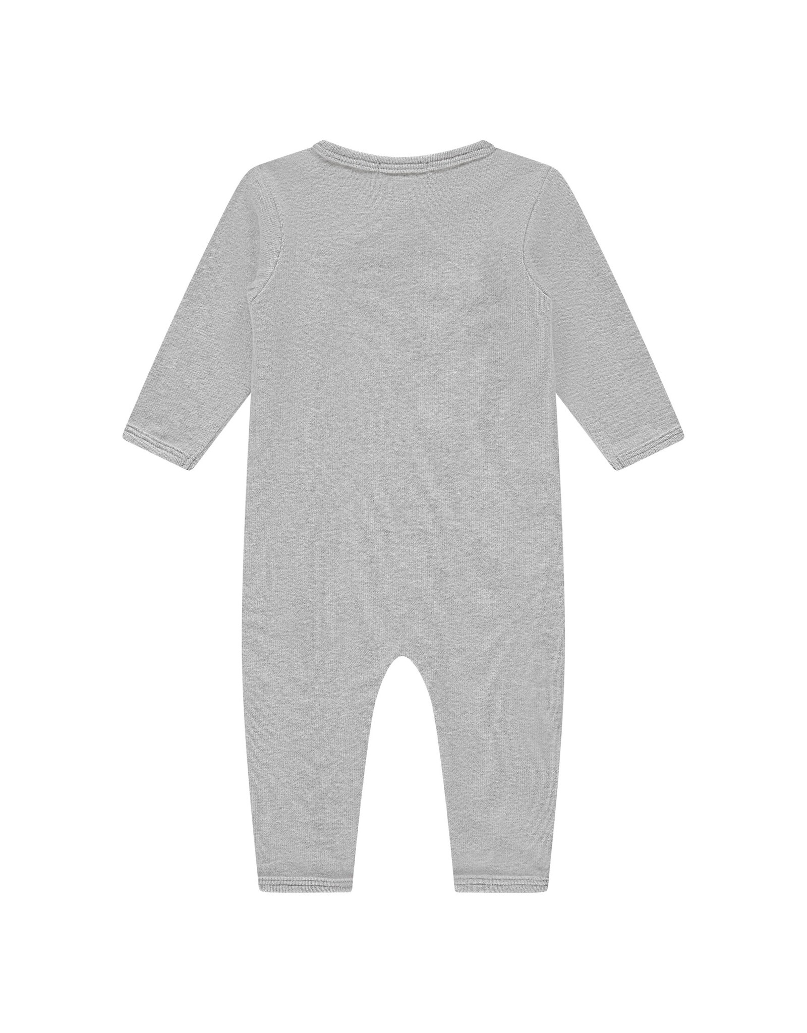 A Tiny Story baby suit long sleeve light grey melange