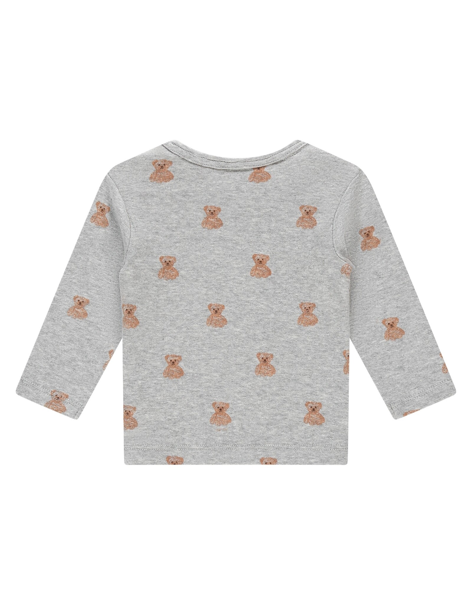 A Tiny Story baby t-shirt long sleeve light grey melange