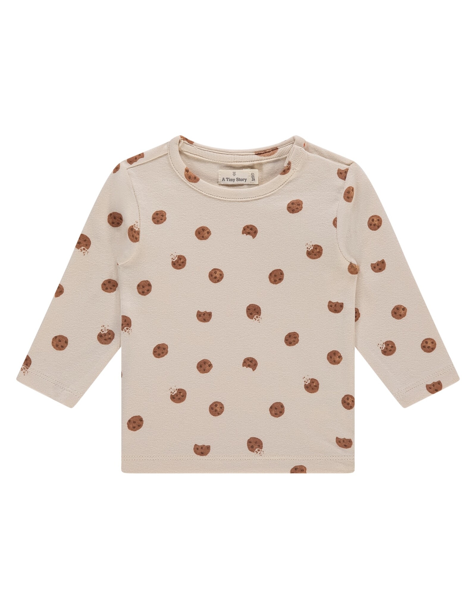 A Tiny Story baby t-shirt long sleeve snow