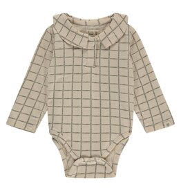 A Tiny Story baby romper long sleeve Snow 2