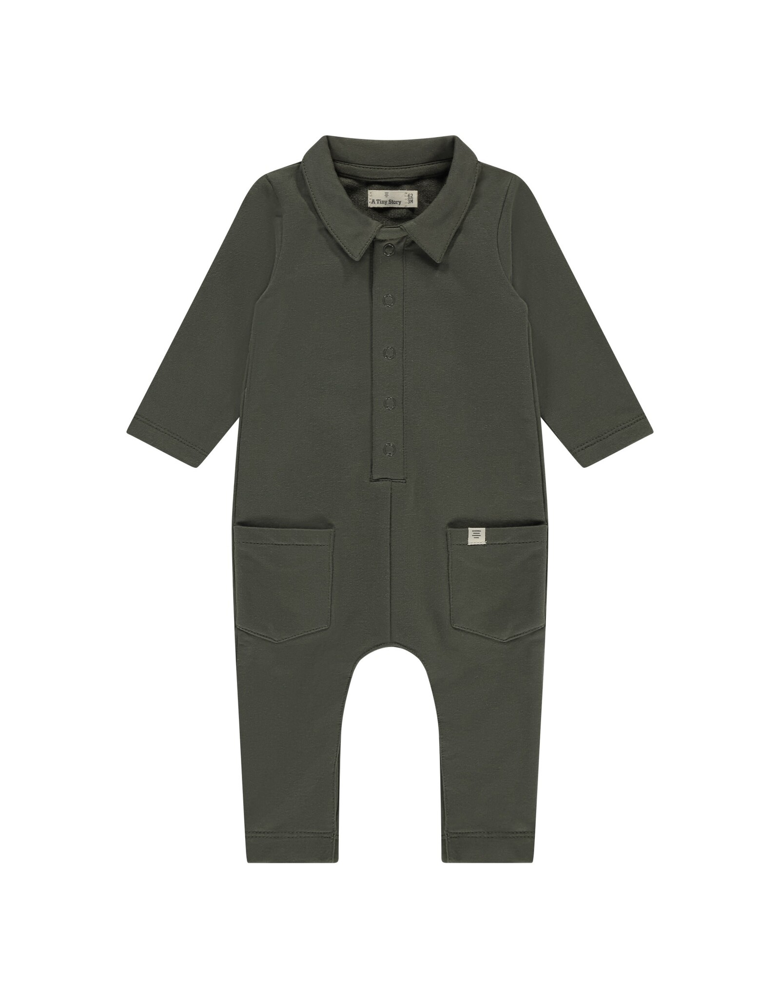 A Tiny Story baby suit long sleeve Basil