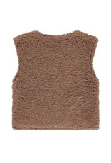 A Tiny Story baby teddy sleeveless cardigan Cookie