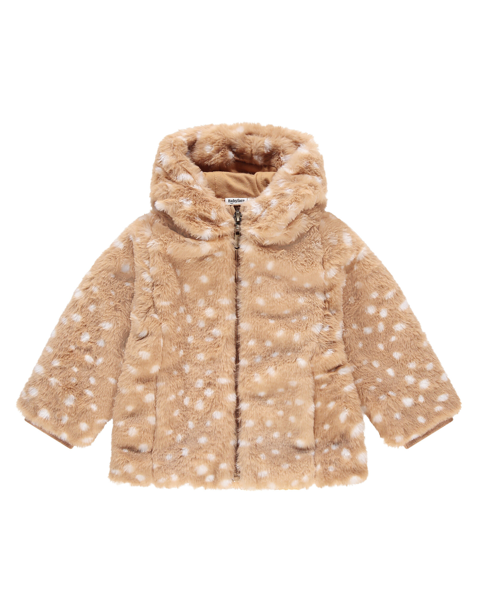 BABYFACE baby girls fake fur jacket nude