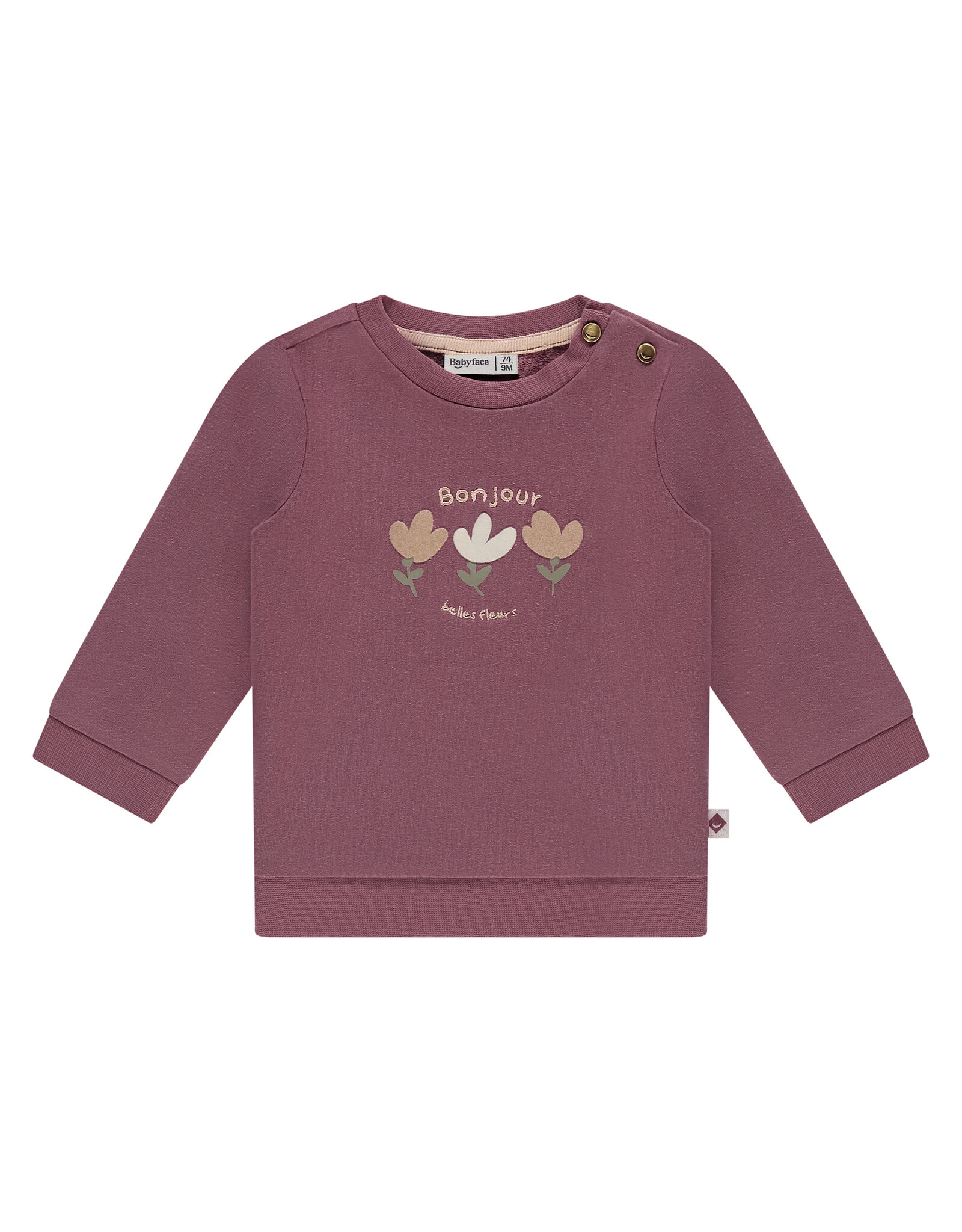 BABYFACE baby girls sweatshirt burgundy