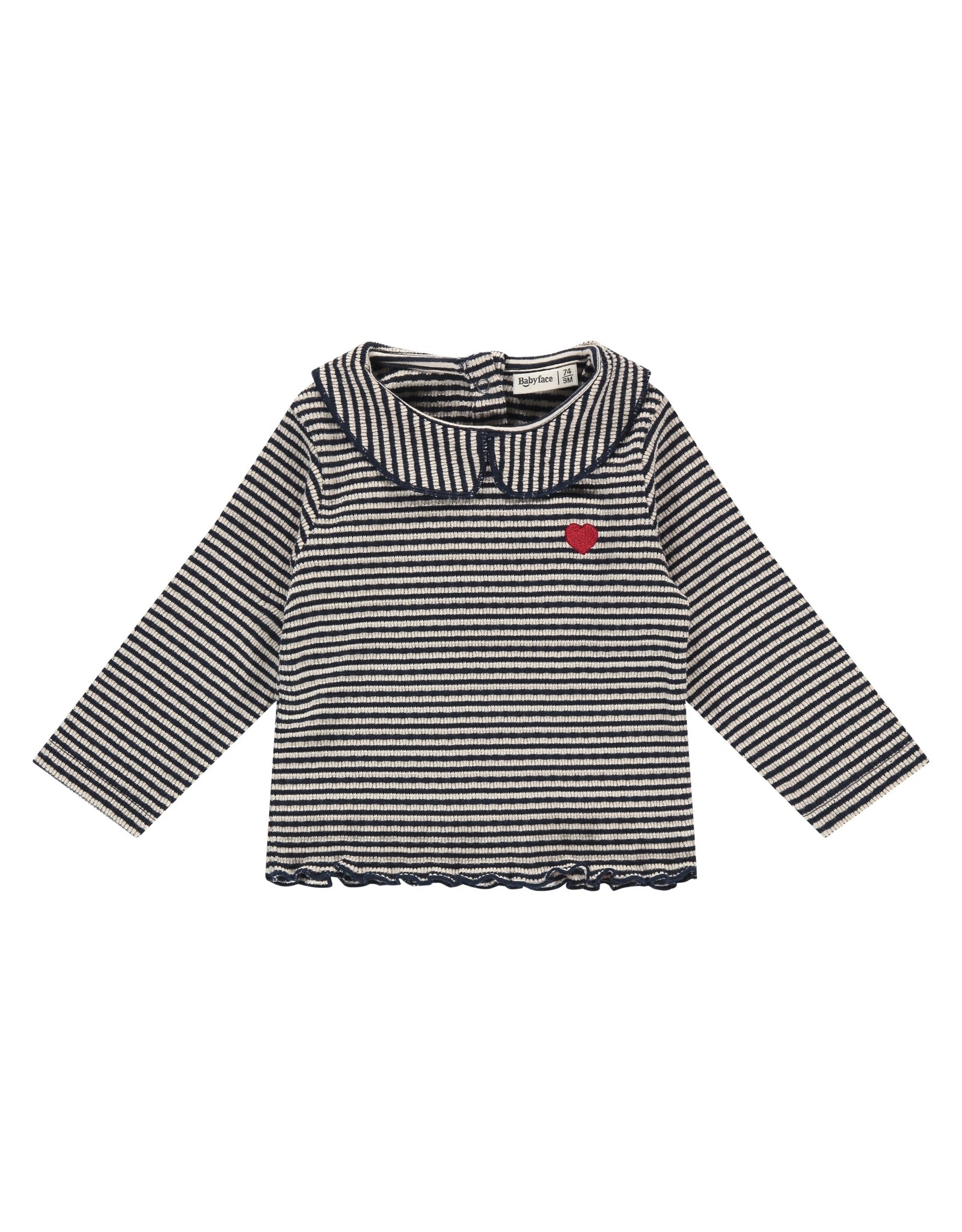 BABYFACE baby girls t-shirt longsleeve Indigo