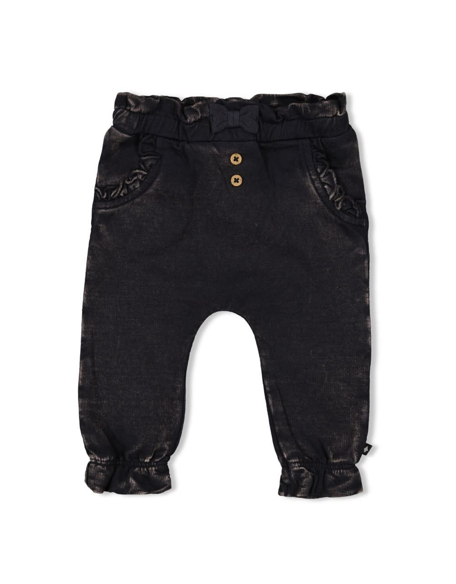 Feetje Broek ruches jogg denim - Winter Denims Antraciet