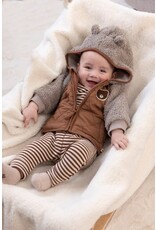 Feetje Bouclé jasje met capuchon - Wild World Bruin