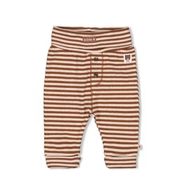 Feetje Broek streep - Wild World Bruin