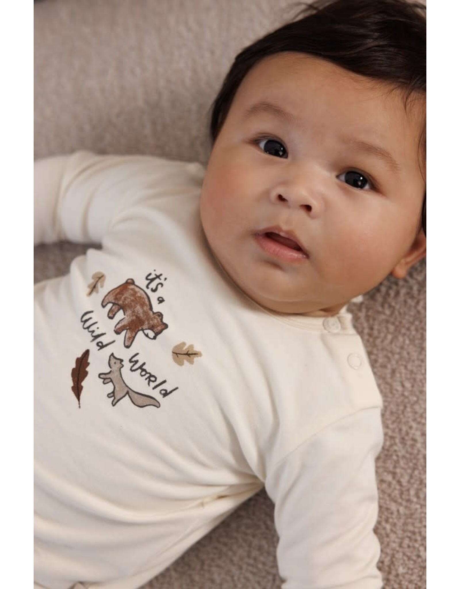 Feetje Longsleeve - Wild World Offwhite