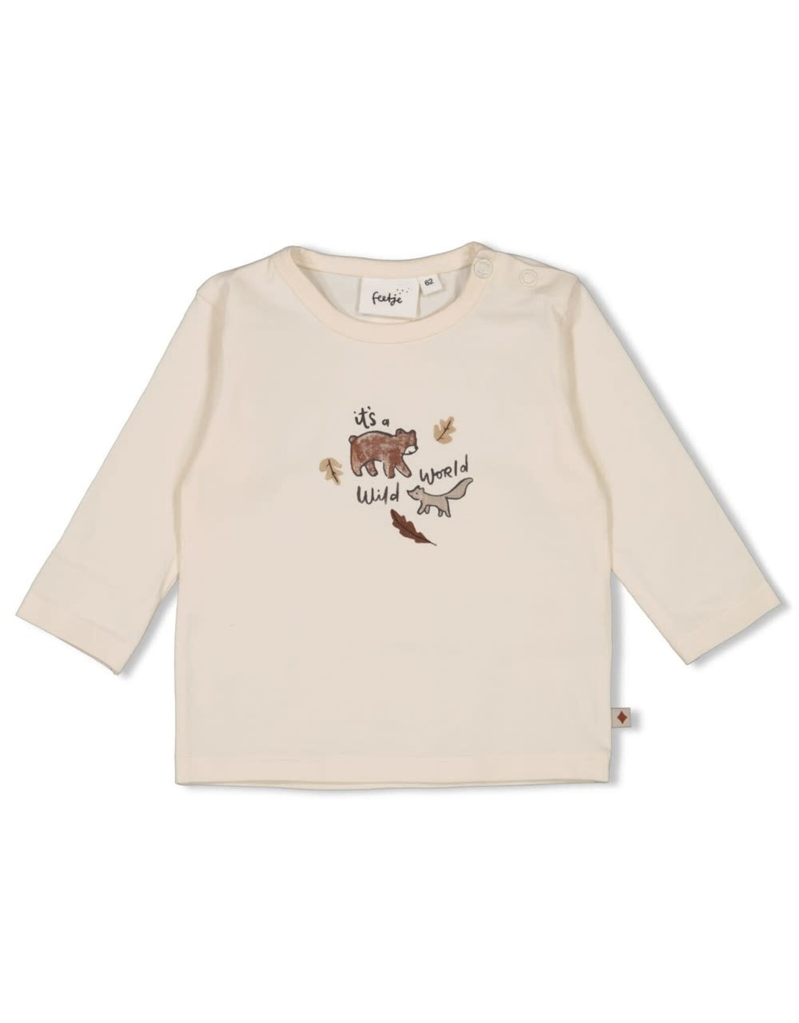 Feetje Longsleeve - Wild World Offwhite