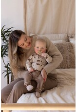 Feetje Longsleeve AOP - Wild World Taupe melange