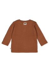 Feetje Longsleeve rib - Wild World Bruin