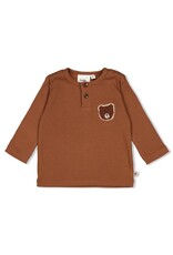 Feetje Longsleeve rib - Wild World Bruin