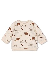 Feetje Sweater AOP - Wild World Offwhite