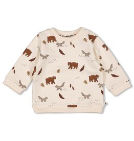 Feetje Sweater AOP - Wild World Offwhite