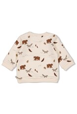 Feetje Sweater AOP - Wild World Offwhite