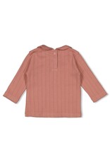 Feetje Longsleeve pointelle rib - Woodland Bloom Mauve
