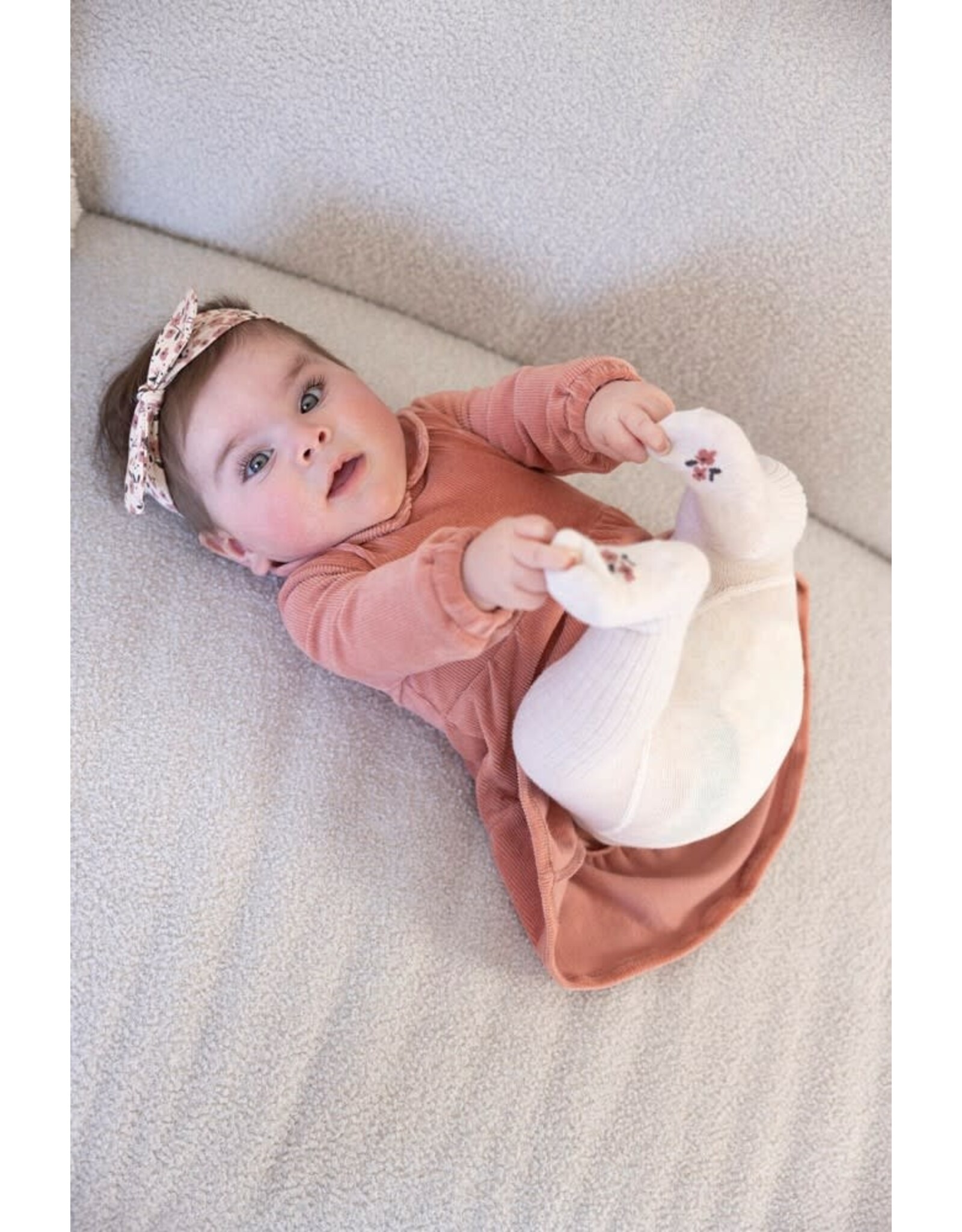 Feetje Maillot - Woodland Bloom Offwhite melange