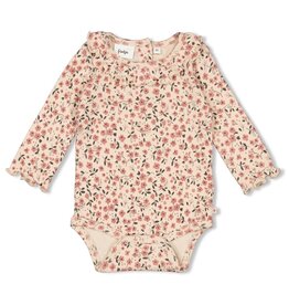 Feetje Romper rib AOP - Woodland Bloom Offwhite